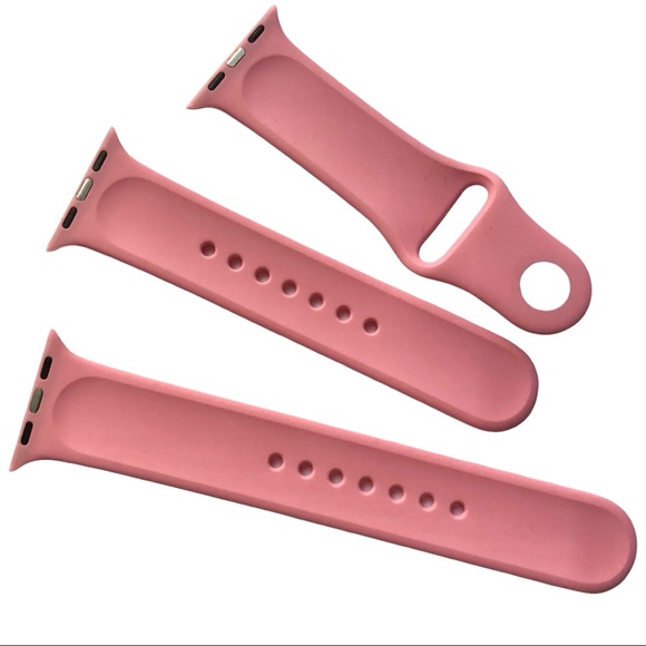 5/$20 NEW Pink Bubble Gum Silicone Sport Band Apple Watch Band 38/40/41mm - Picture 3 of 7